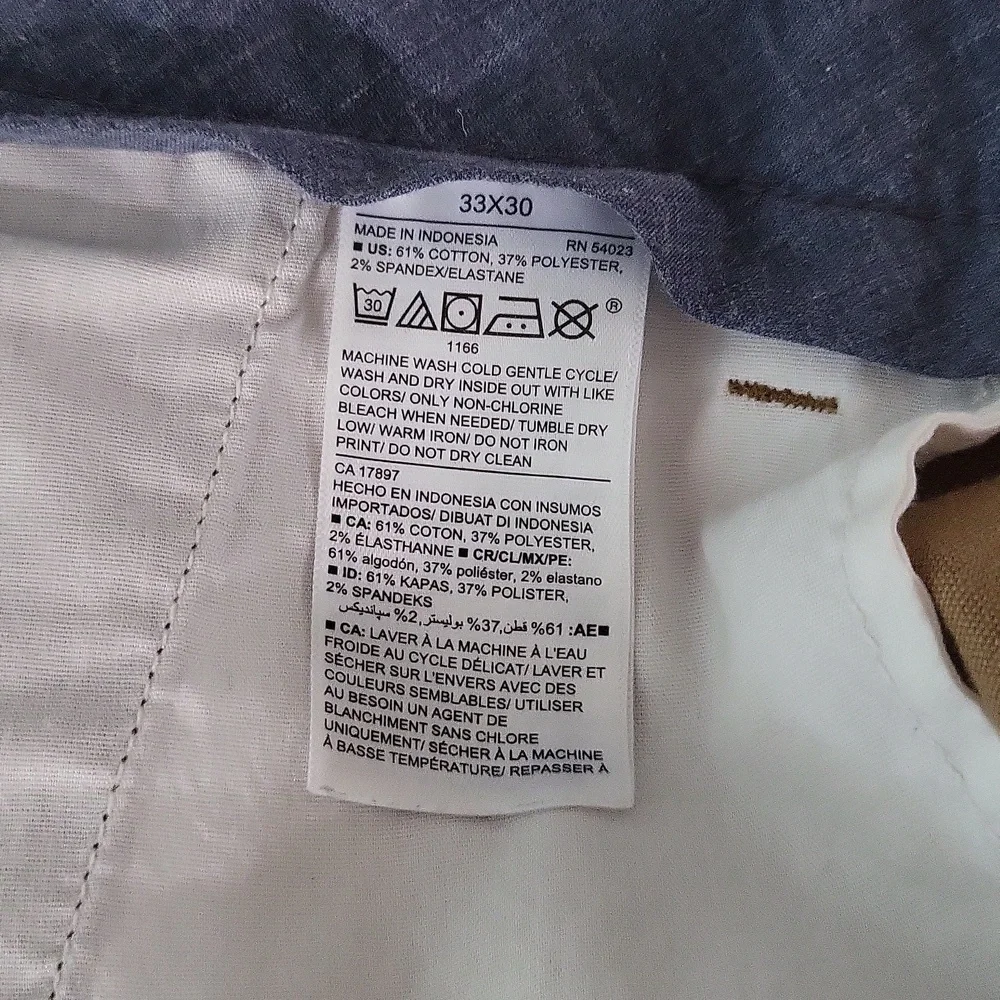 Tan Slim Pant 33x30 - Picture 6 of 6